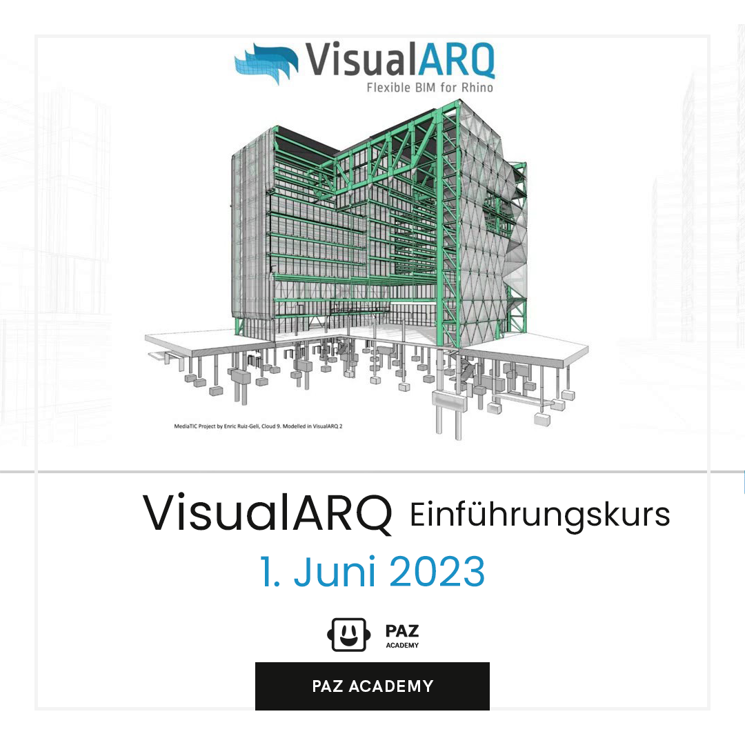VisualARQ Lizenz mit Schulung