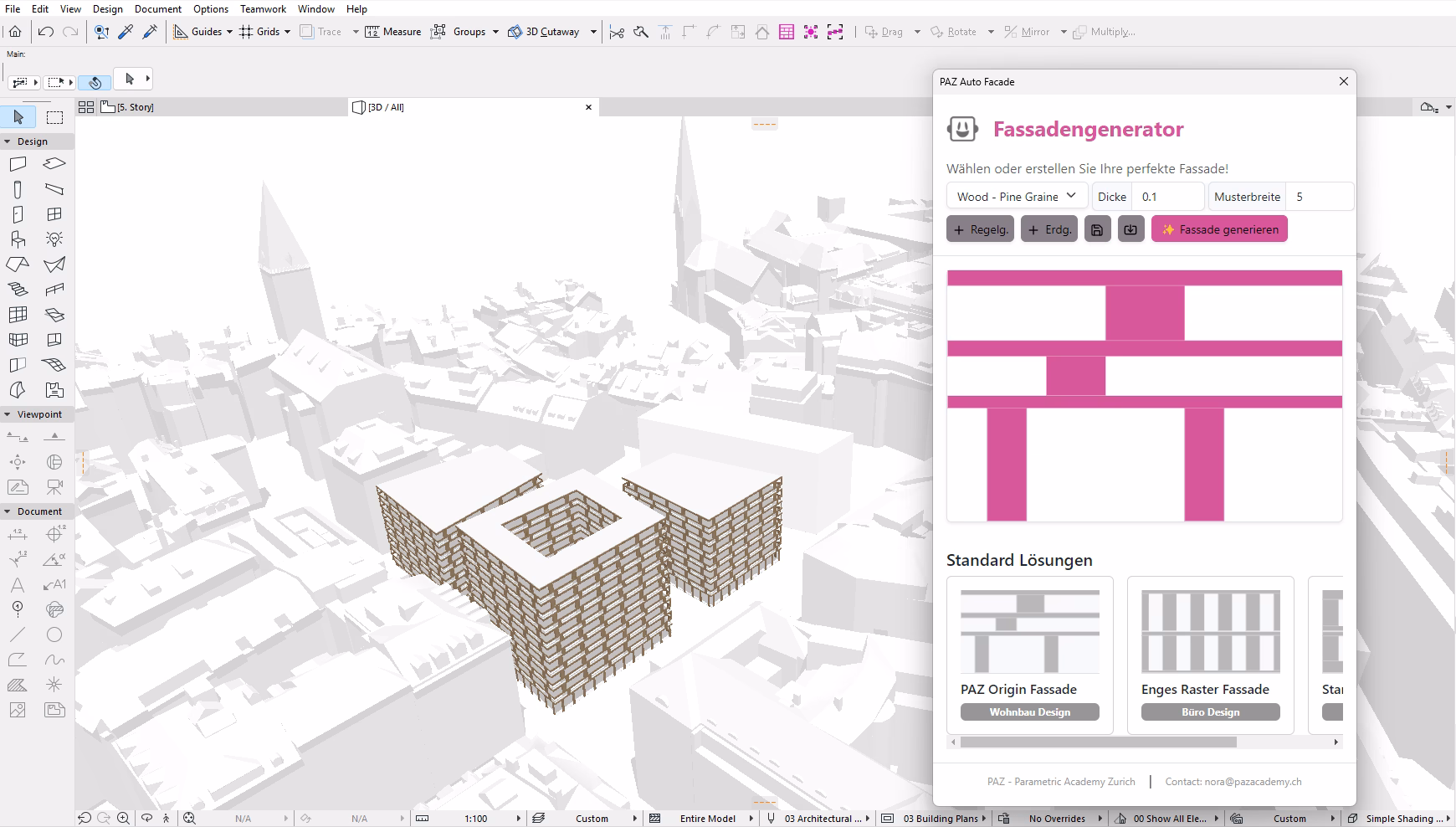 Fassadengenerator - Archicad Add-On 🇨🇭